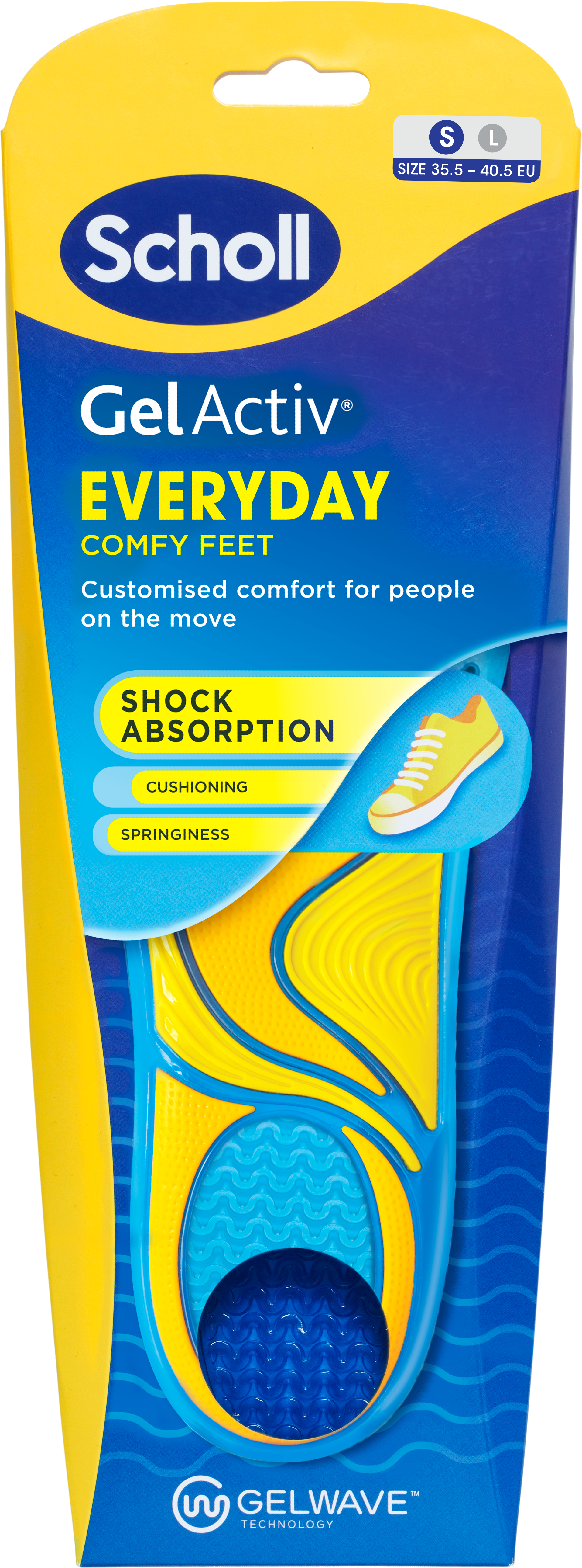 Scholl Gel Activ Insole Everyday (S) 1 st