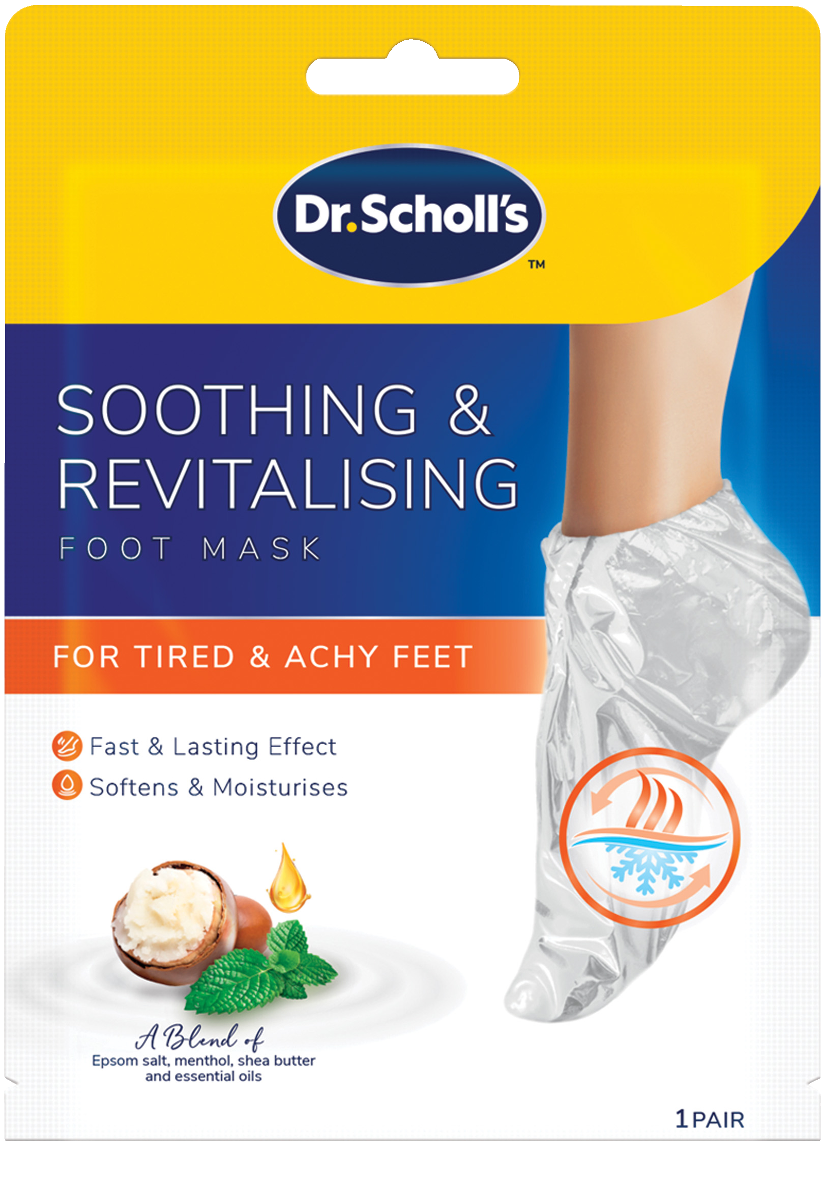 Scholl Soothing and Revitalising Foot Mask 2 st | Skönhet och hälsa - Personlig vård - Fotvård | Apoteka