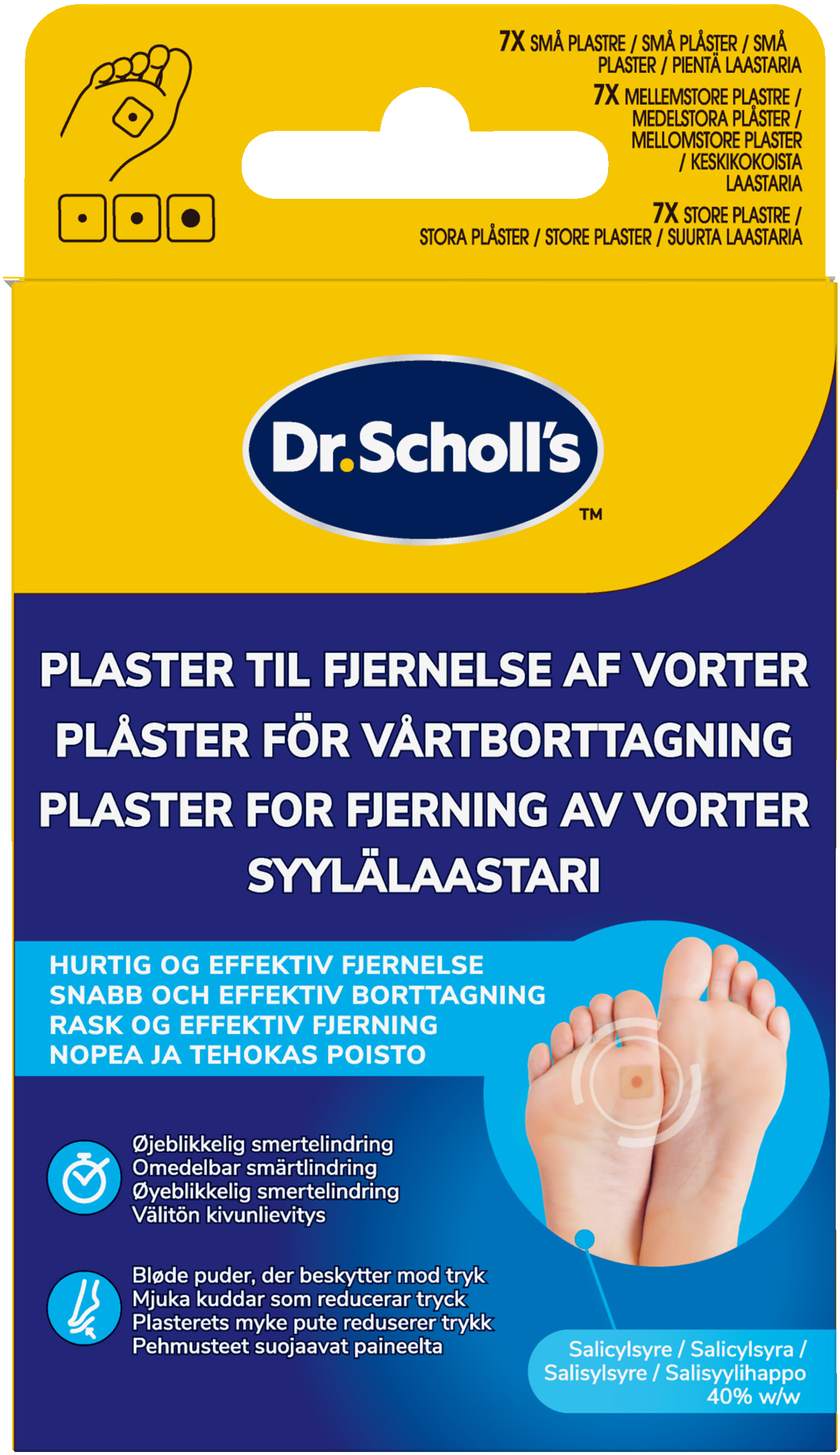 Dr. Scholl's Plåster för vårtborttagning
