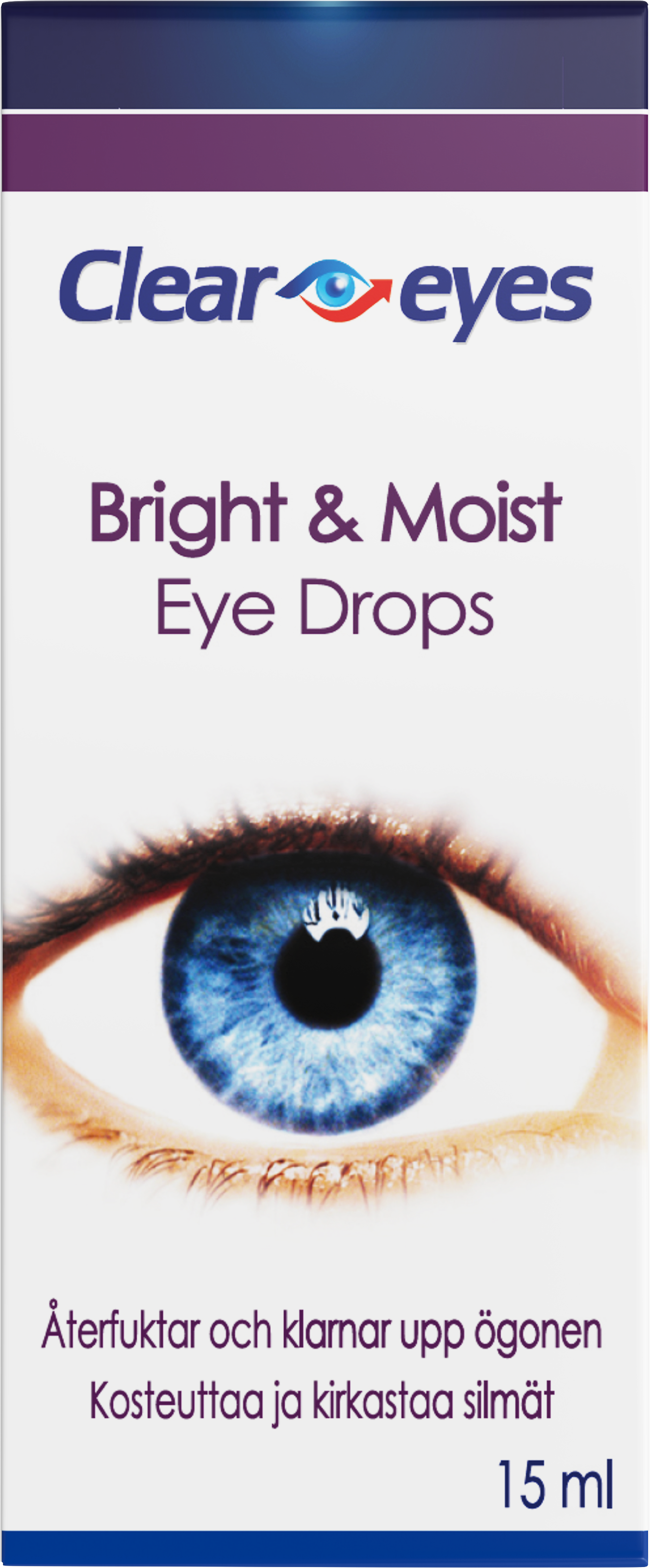 ClearEyes Bright & Moist ögondroppar 15 ml