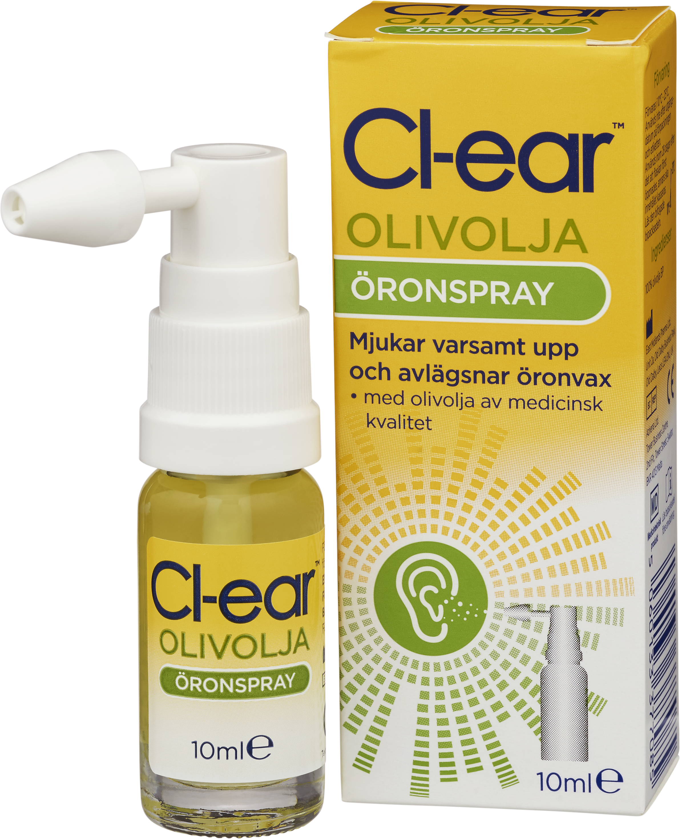 MedFour AB Cl-ear Öronspray Olivolja 10 ml