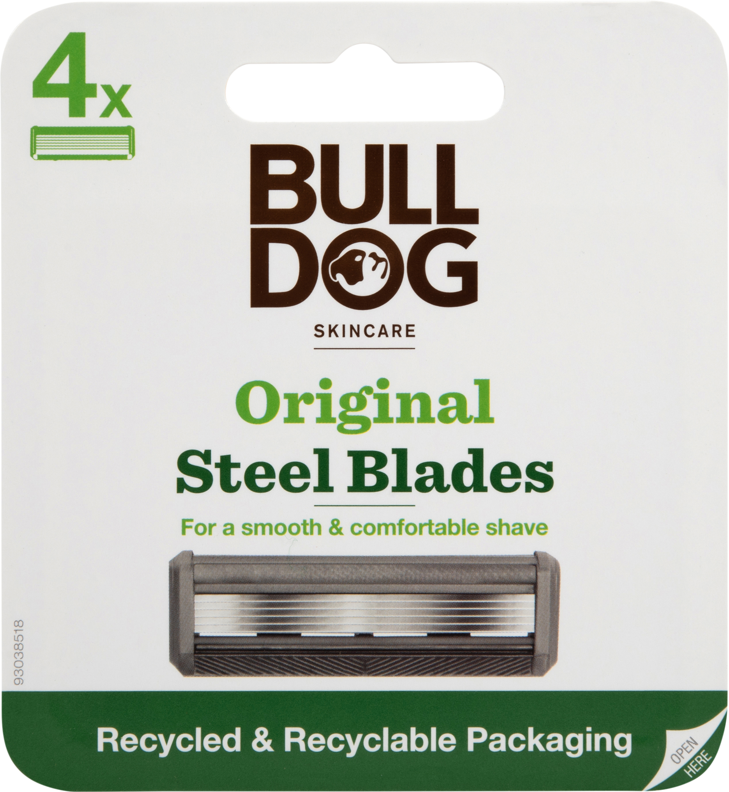 Hair & Body Company AB Bulldog Original steel blades 1 st