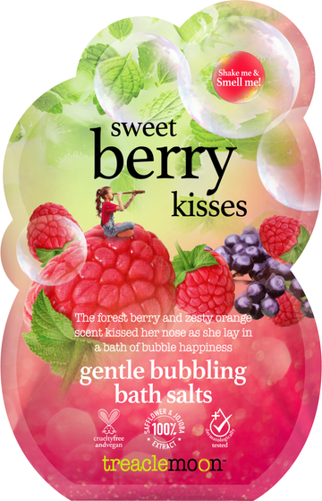Treaclemoon Sweet Berry Kisses Gentle Bubbling Bath Salt