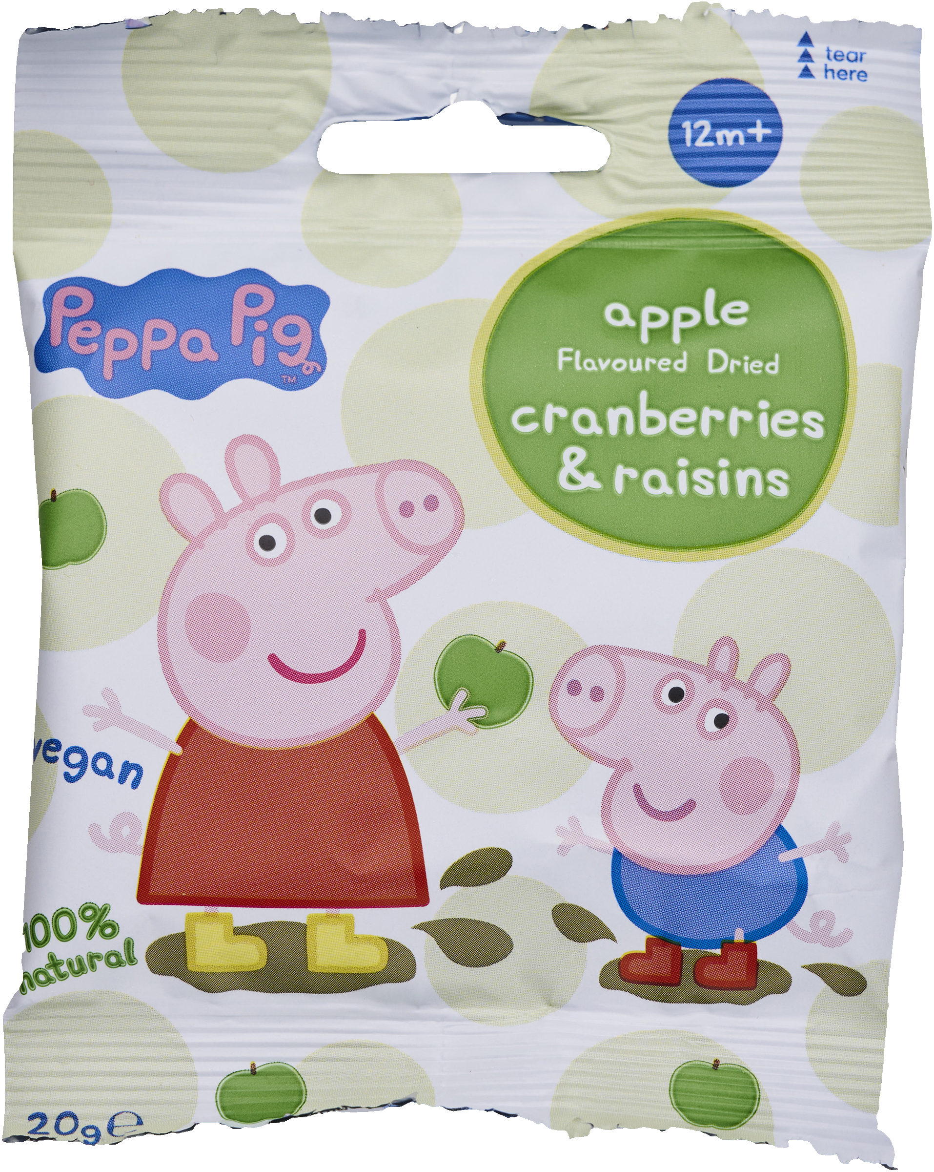 Produktfoto för Mumsisar Greta Gris Äpple 20 gram