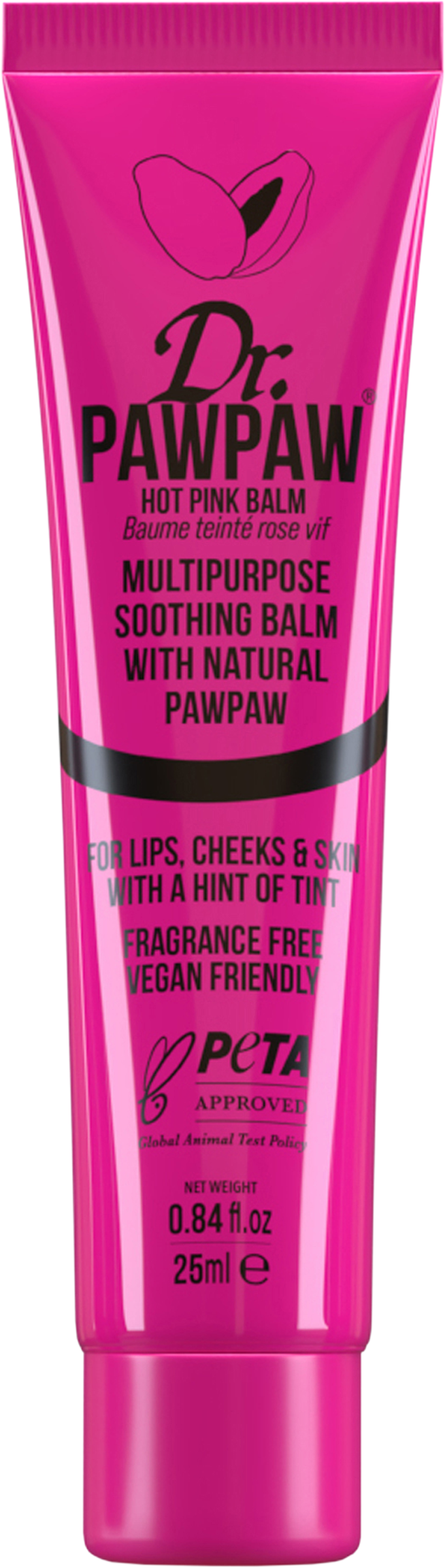 Nordic Beauty Import Oy Dr.PAWPAW Hot Pink Tinted Balm 25 ml