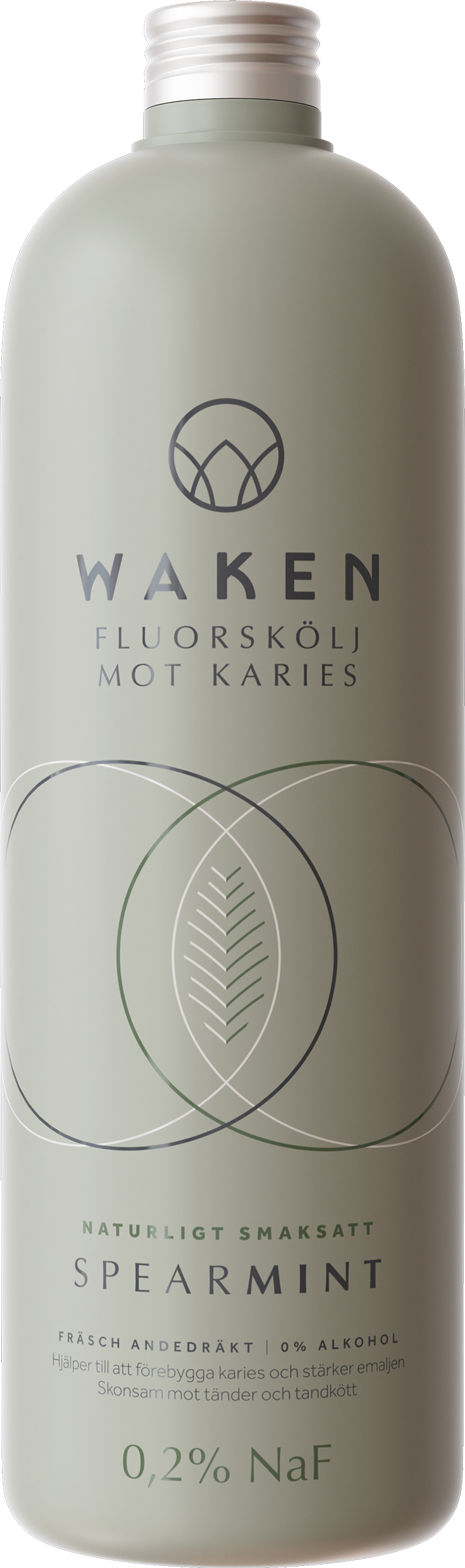 Hair & Body Company AB Waken Fluorskölj Spearmint 500 ml