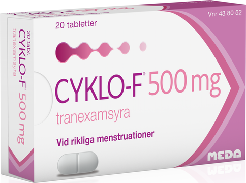 Cyklo-f, filmdragerad tablett 500 mg
