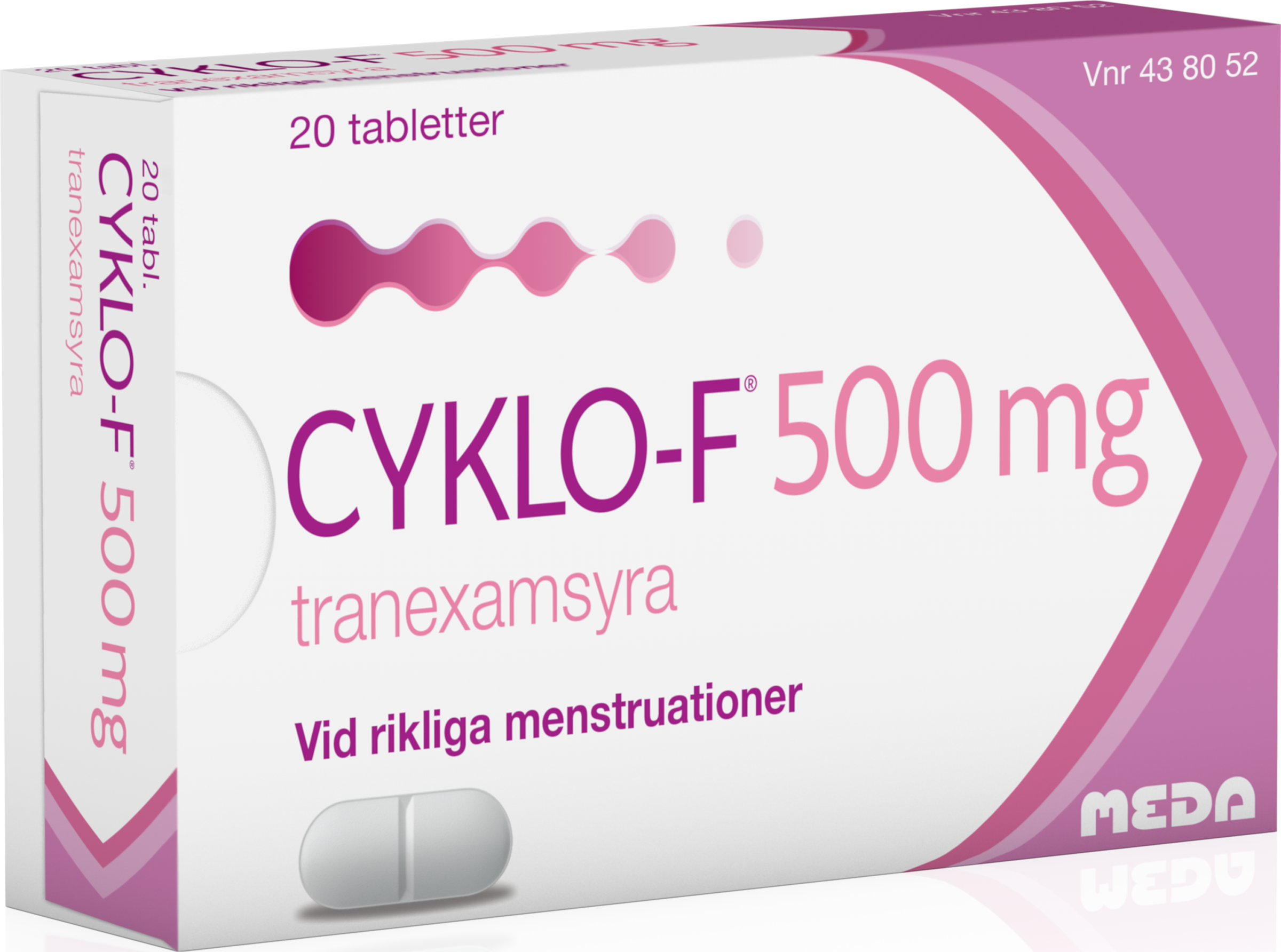 Cyklo-f, filmdragerad tablett 500 mg