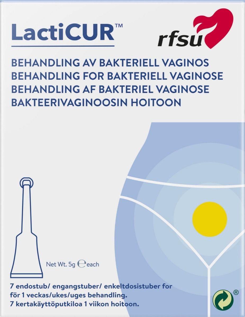 RFSU Lacticur 7 st | Skönhet och hälsa - Personlig vård | Apoteka