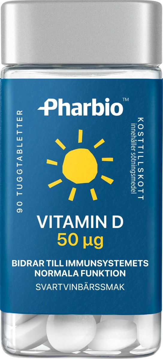 Orkla Care AB Pharbio Vitamin D 50 ug 90 st