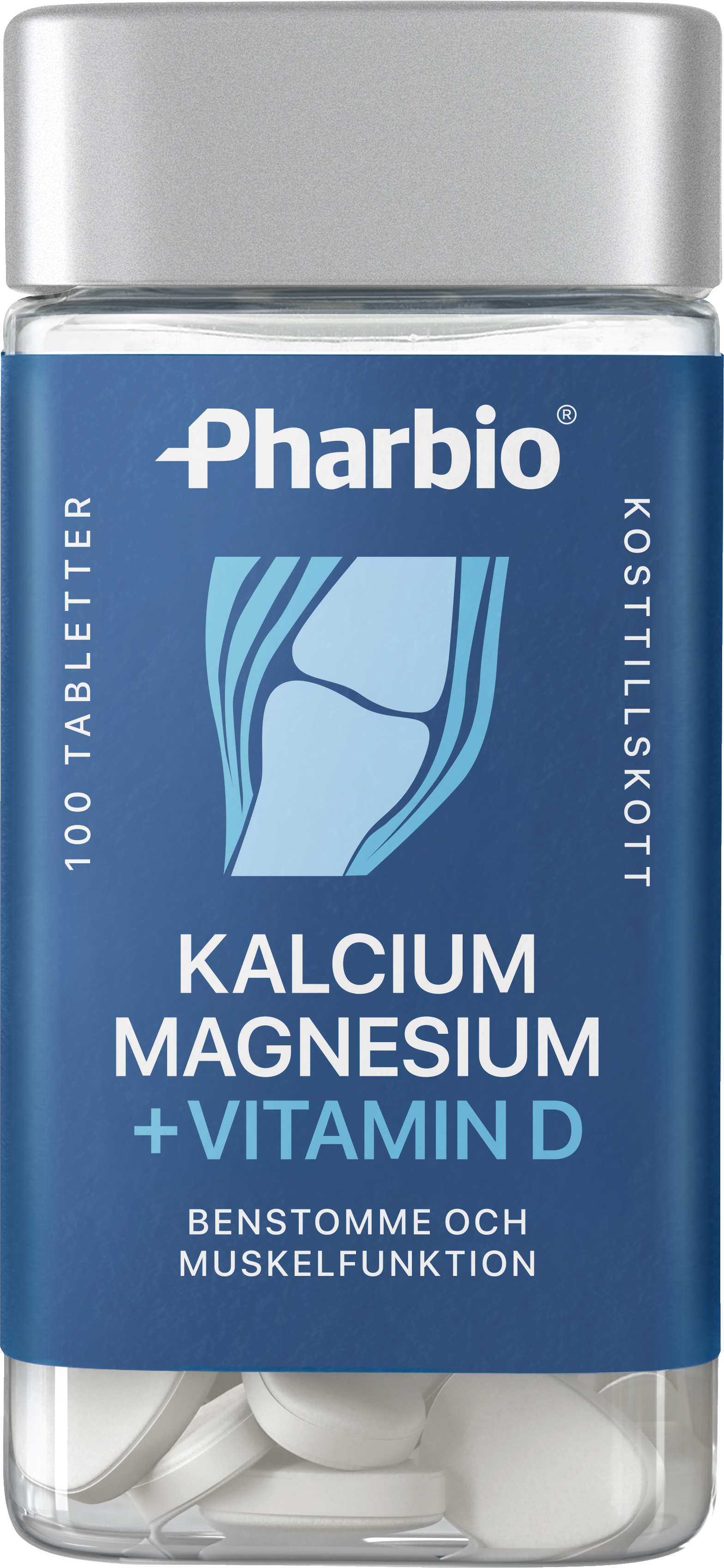 Pharbio kalcium, magnesium +d-vitamin