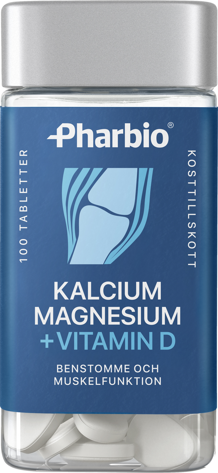 Pharbio kalcium, magnesium +d-vitamin