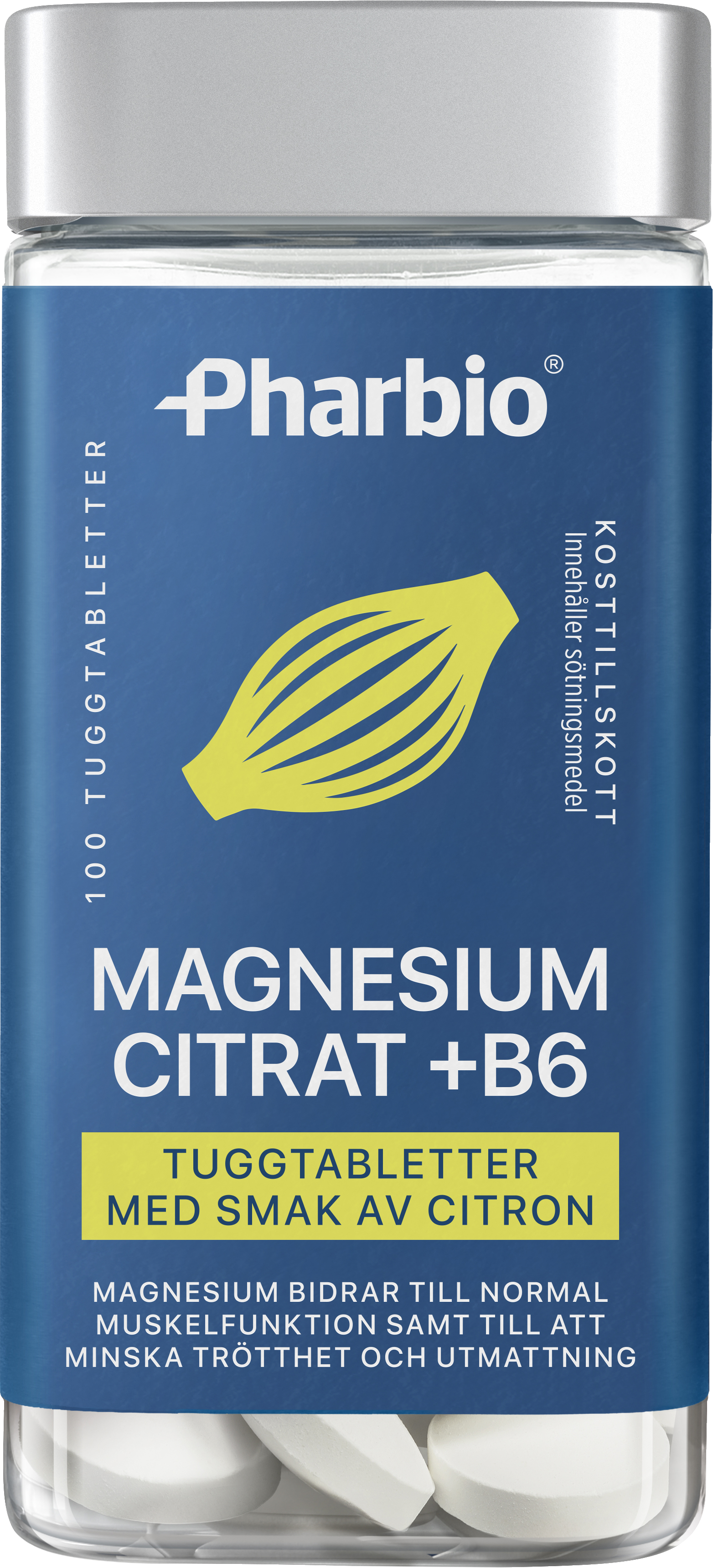 Pharbio magnesium citrat +B6 tugg