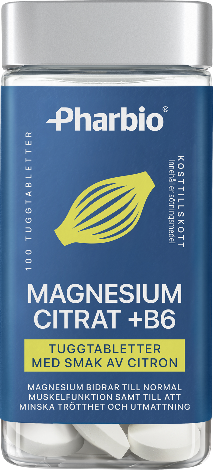 Pharbio magnesium citrat +B6 tugg