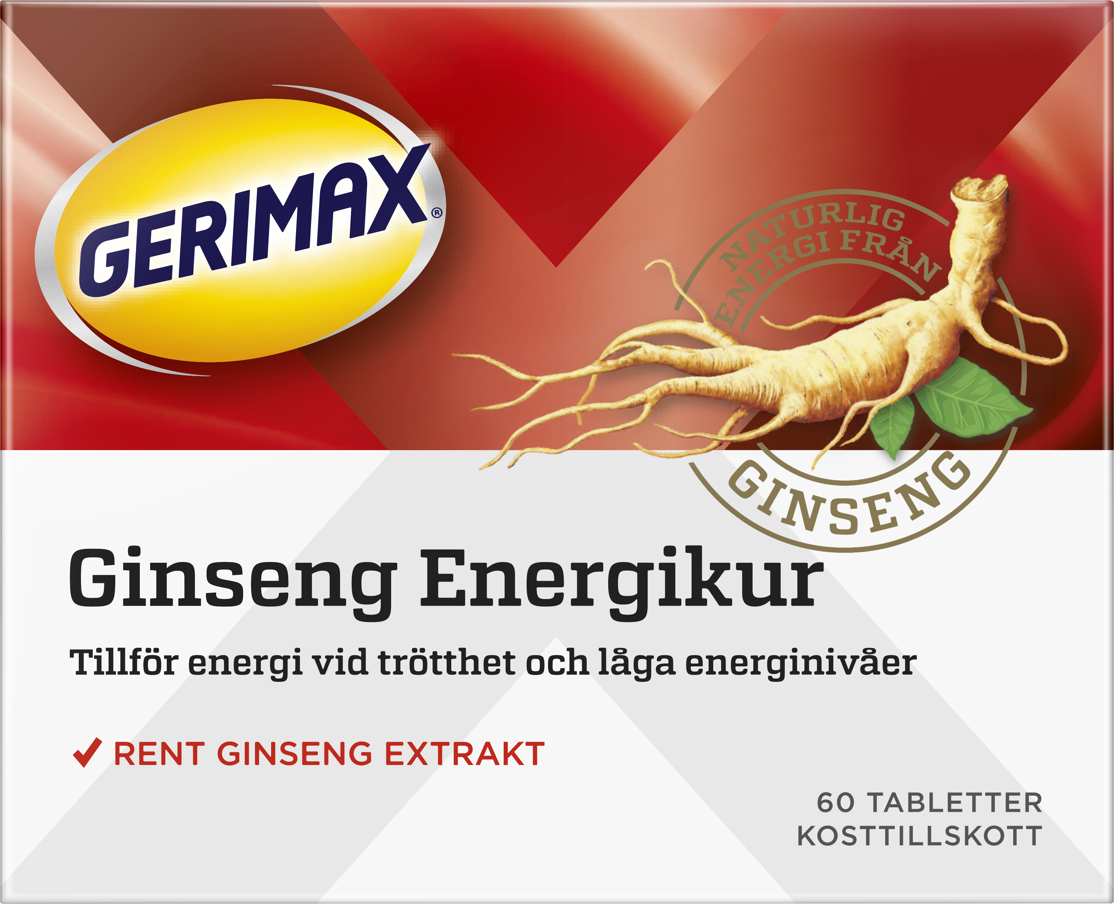 Orkla Care AB Gerimax Ginseng Energikur 60 st