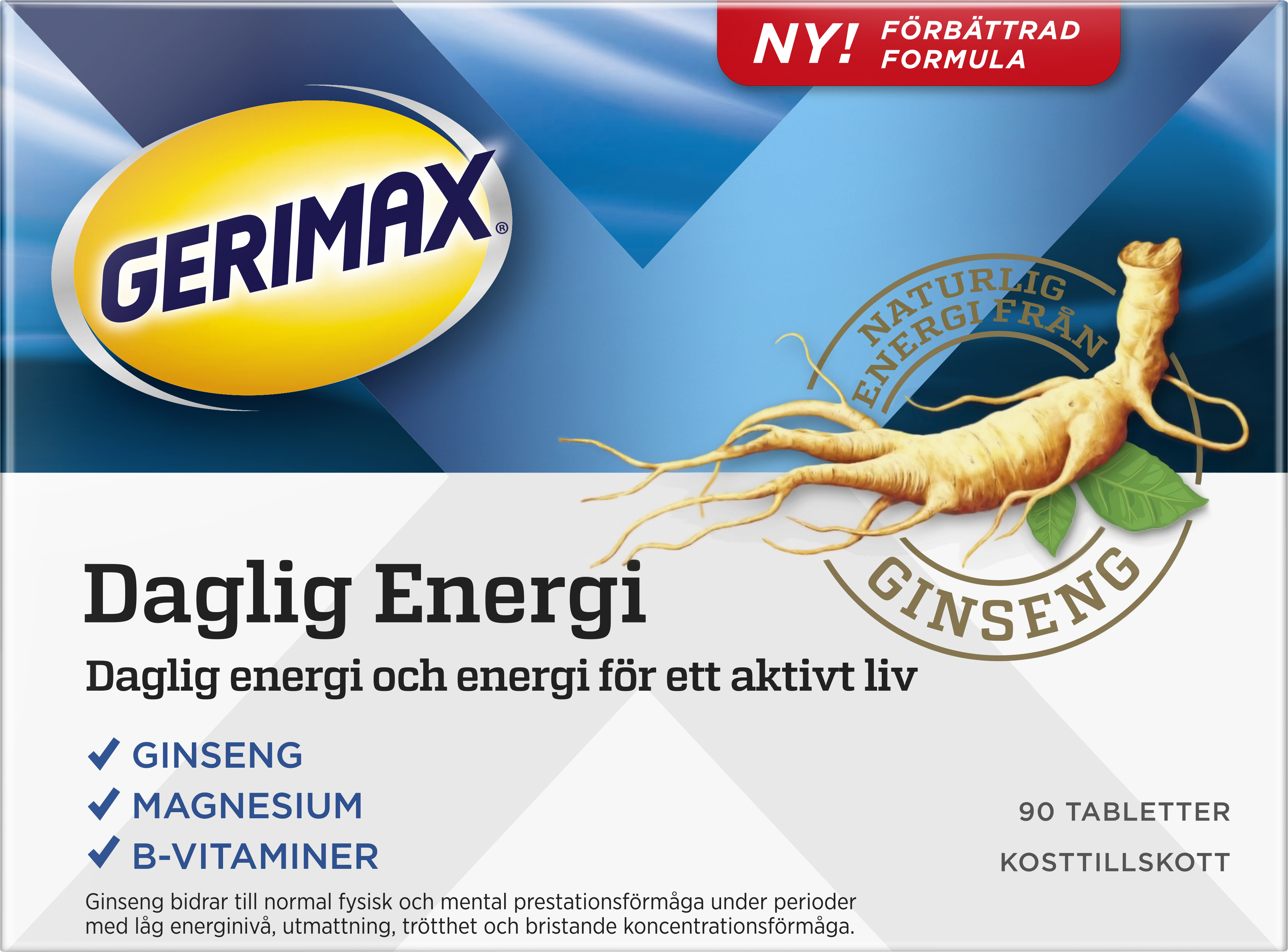 Orkla Care AB Gerimax Daglig energi 90 st