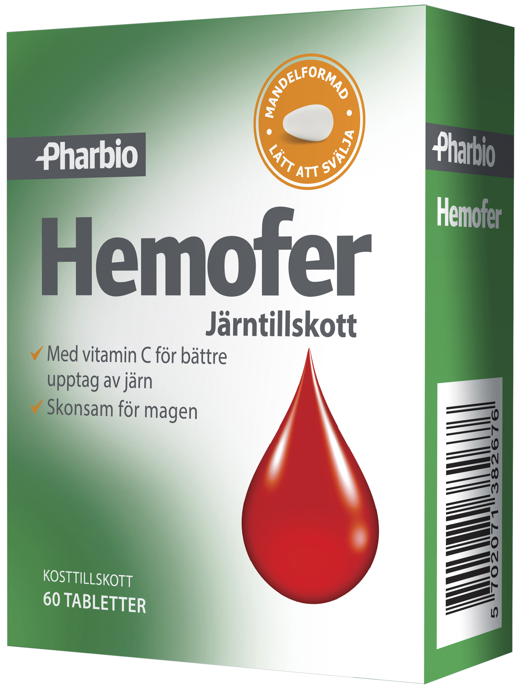 Orkla Care AB Hemofer tablett 60 st