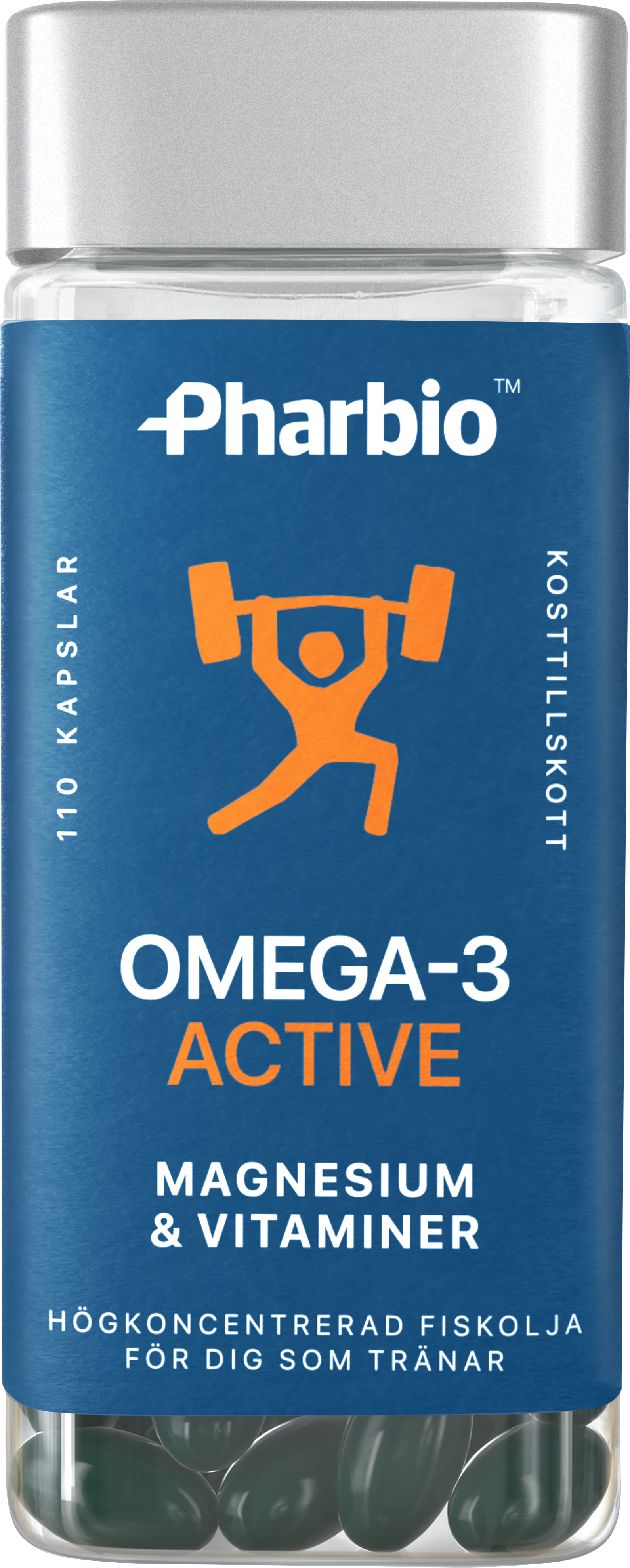 Orkla Care AB Pharbio Omega-3 active 110 st