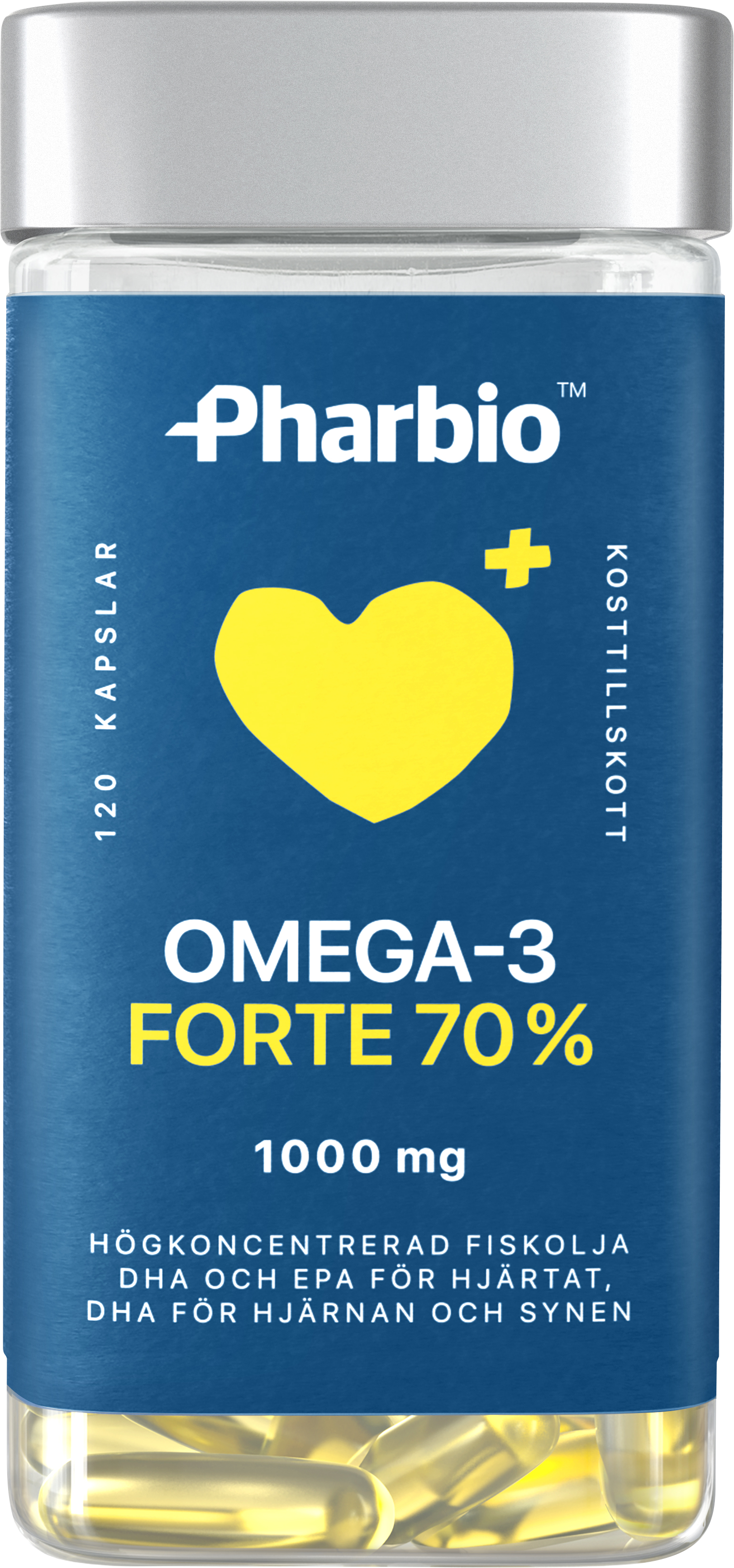 Orkla Care AB Pharbio Omega-3 forte 120 st