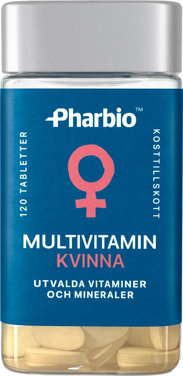 Orkla Care AB Pharbio multivitamin kvinna 120 st