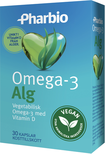 Omega-3 Vegan: Tillverkad av Alger - Elexir Pharma
