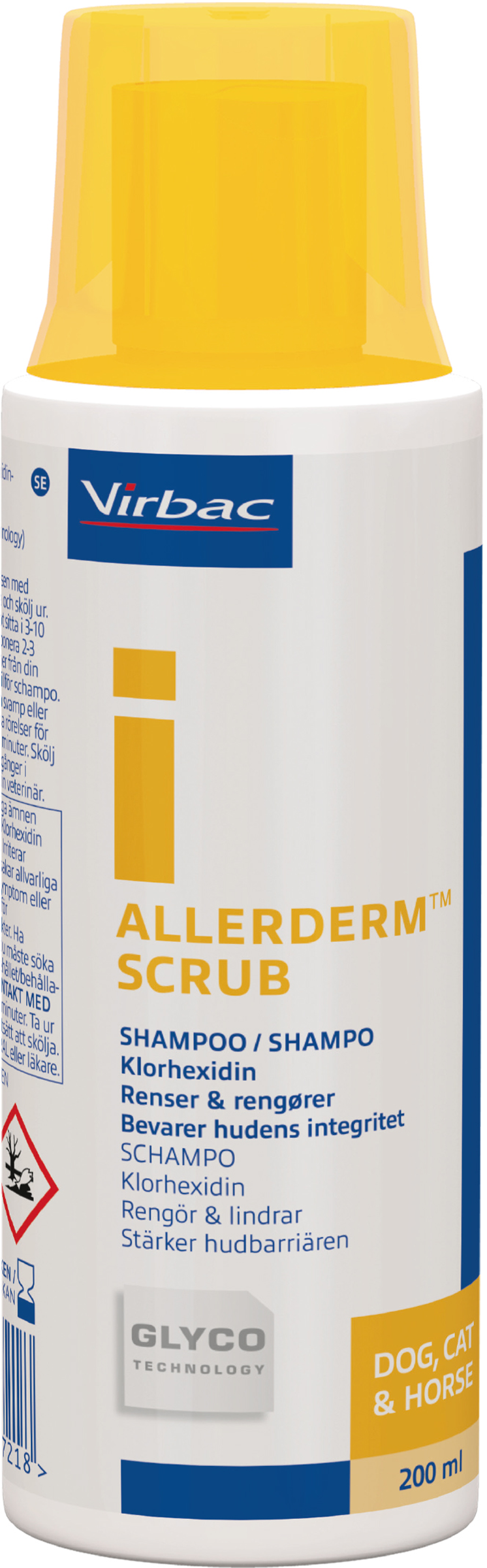 Virbac Danmark A/S Virbac Allerderm Scrub shampoo 200 ml