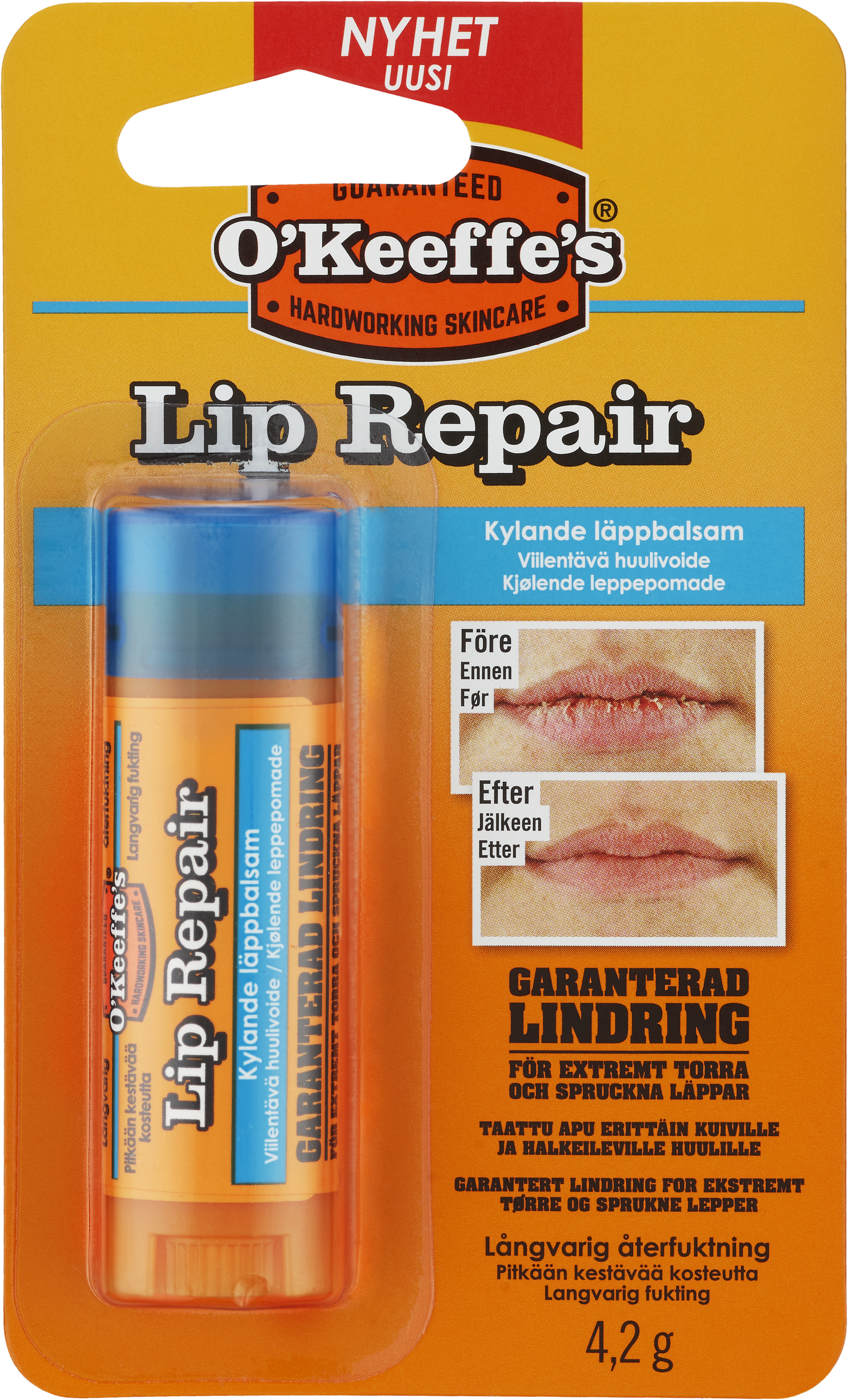 Denado AB O’Keeffe’s Lip Repair kylande 4,2 g