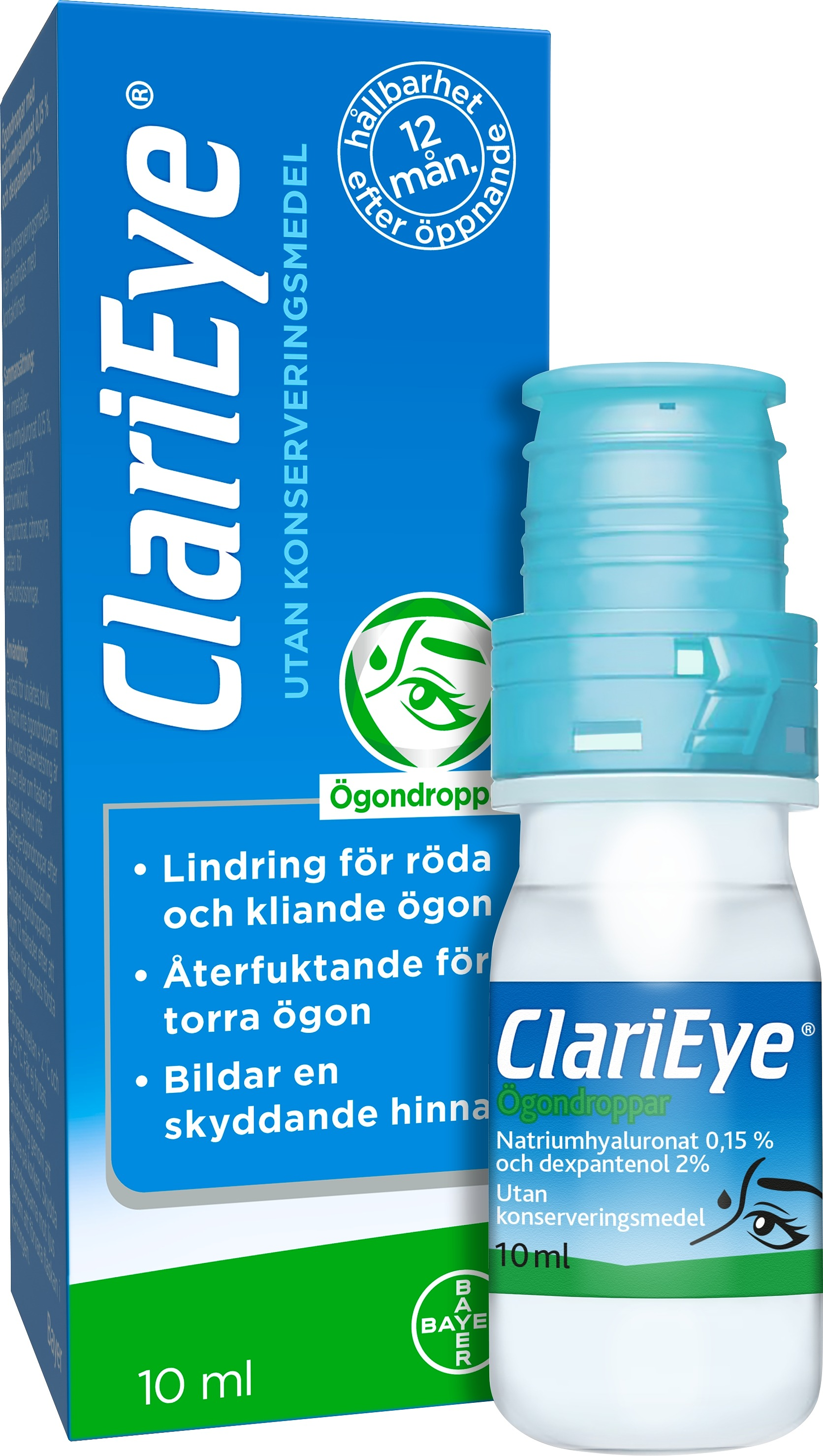 Bayer AB ClariEye ögondroppar 10 ml