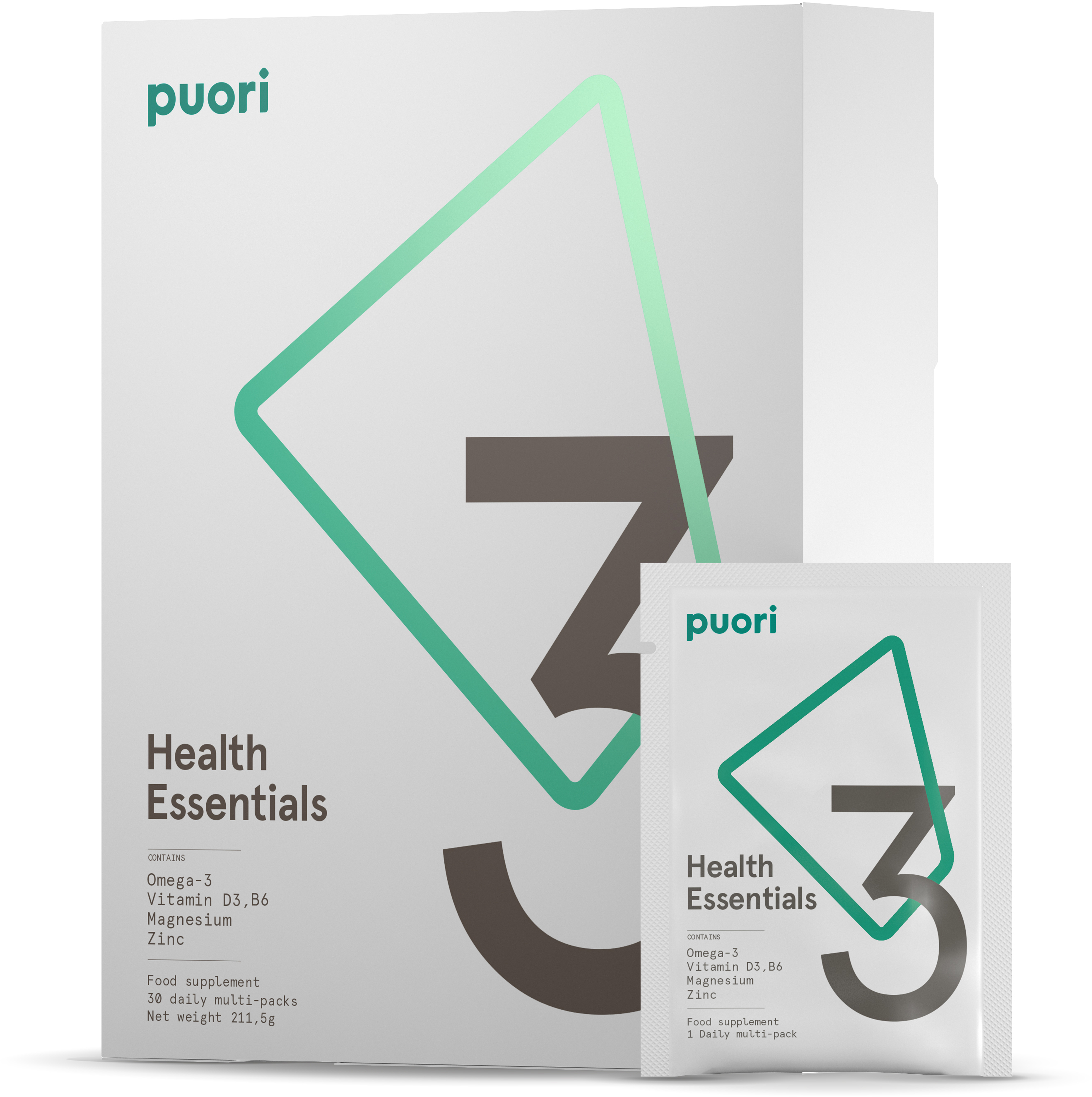 Puori APS Puori Puori 3 Health Essentials 30 st