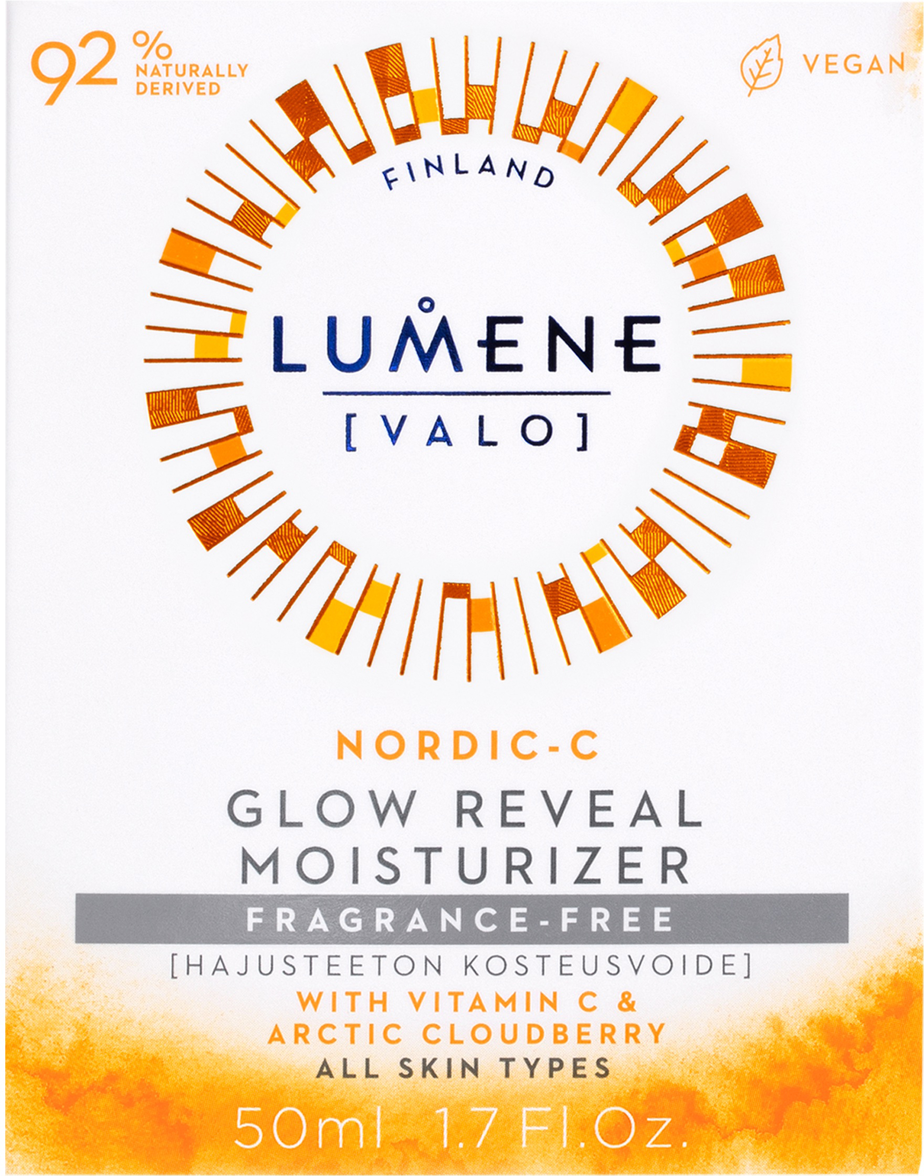 Lumene Nordic-C Glow Reveal Moisturizer Fragrance Free 50 ml