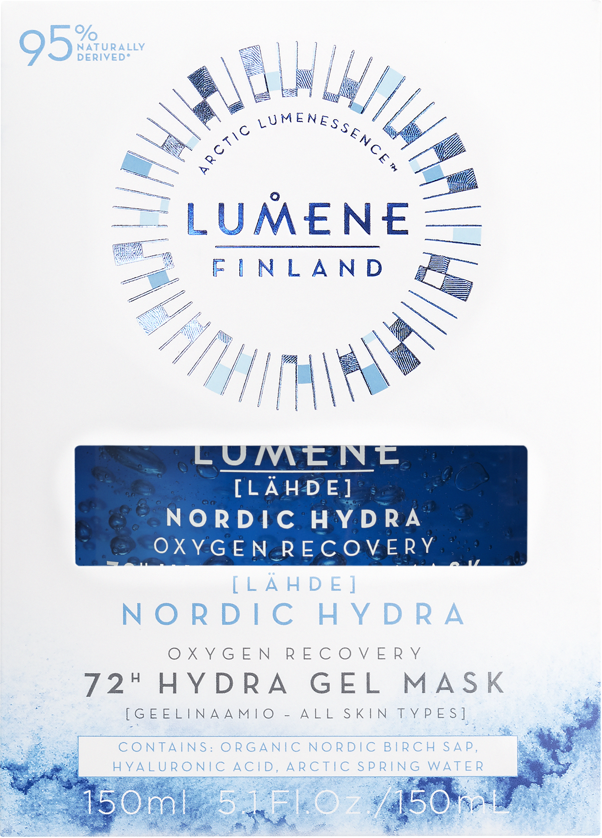 Lumene Nordic Hydra Oxygen Recovery Gel Mask 150 ml