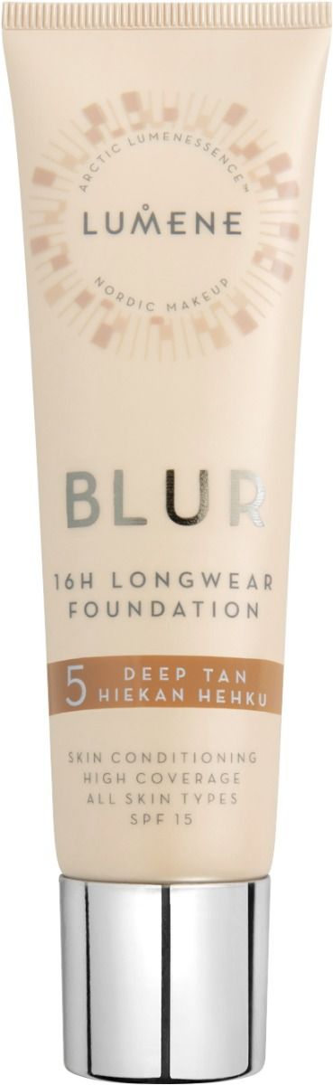Lumene Blur 16H Longwear Foundation 5 Deep Tan 30 ml
