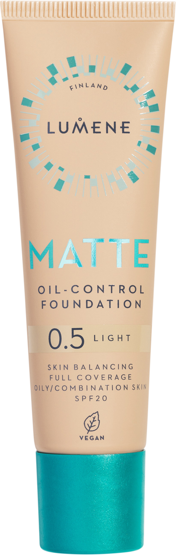 Lumene Matte oilcontrol foundation spf 20 0,5 light