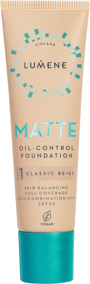 Lumene Matte oilcontrol foundation spf 20 1 classic