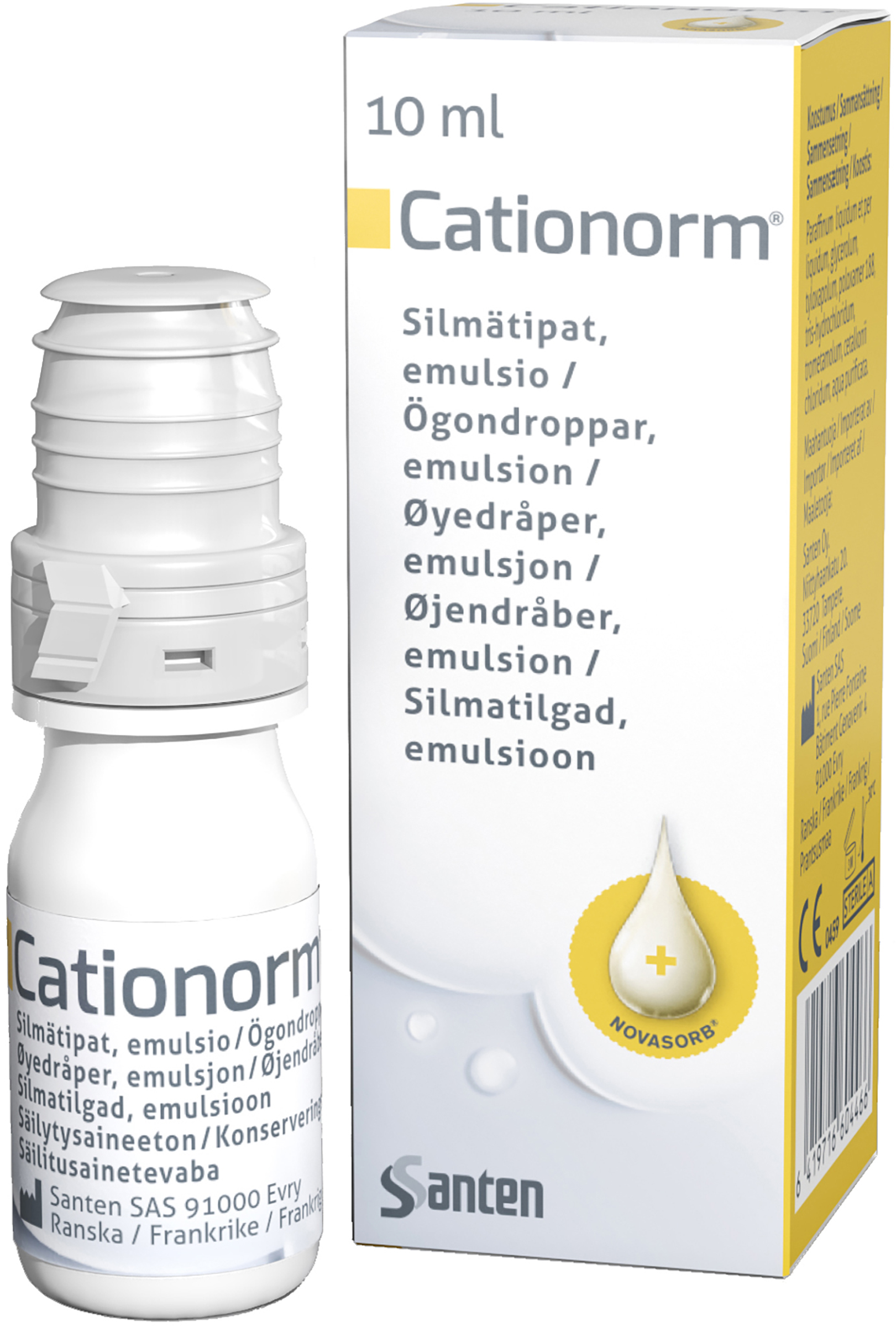 Cationorm ögondroppar