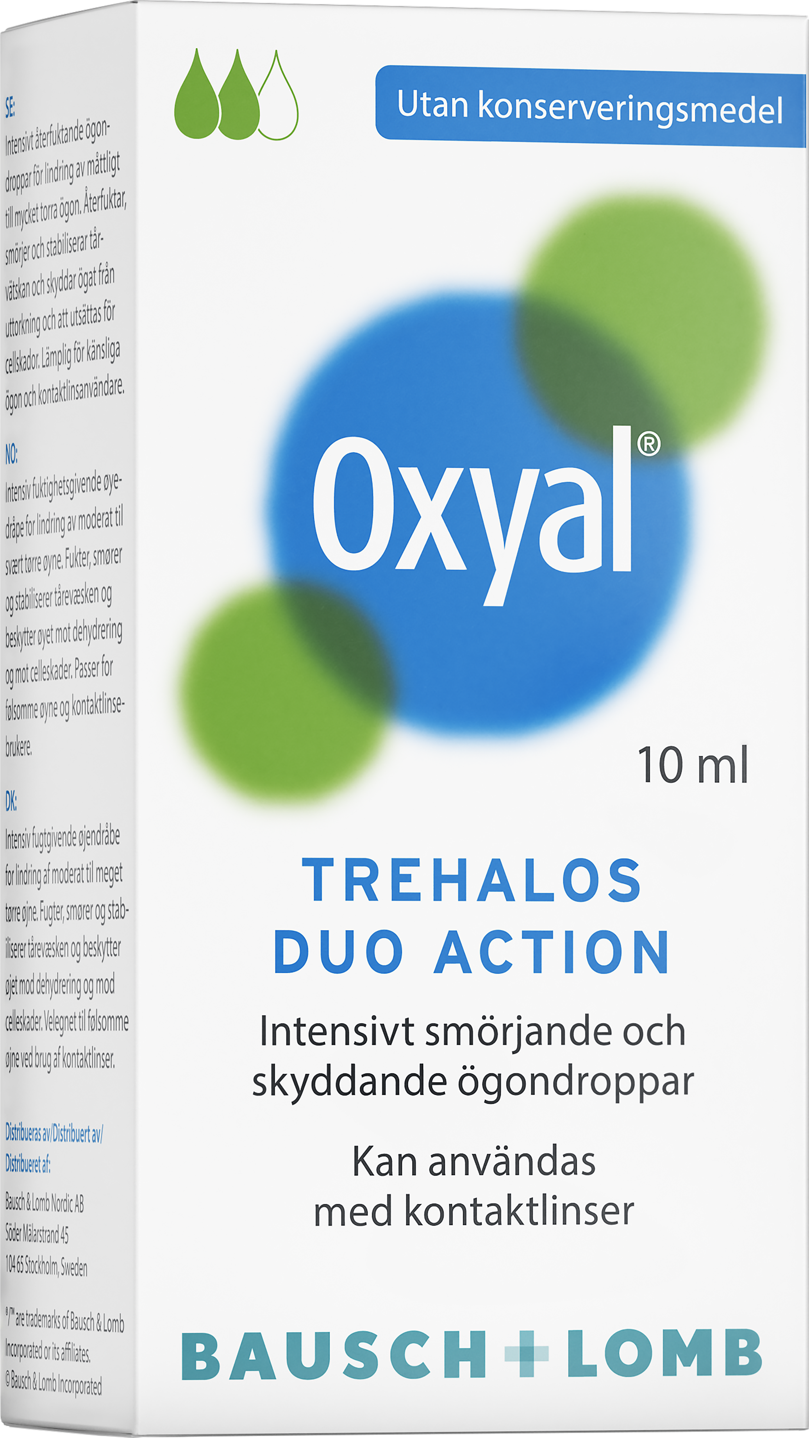 Bausch & Lomb Oxyal Trehalos Duo Action 10 ml