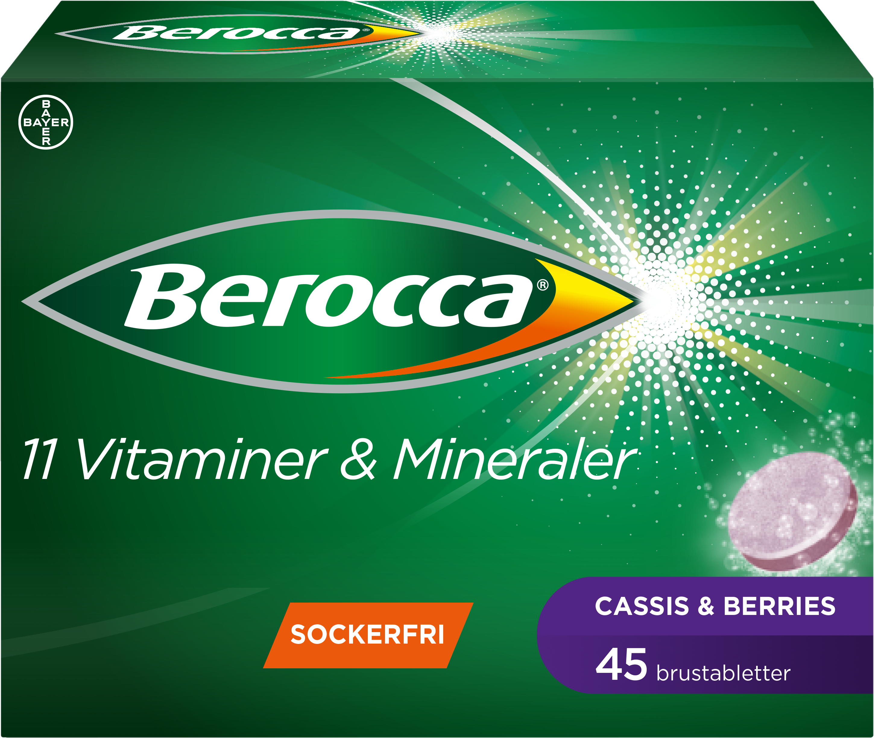 Berocca Energy Cassis&Berries 45st | Skönhet och hälsa - Hälsovård | Apoteka