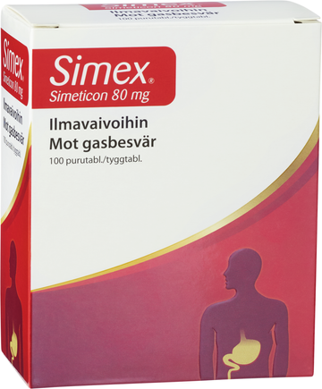 Simex Tuggtablett Simetikon 8 mg