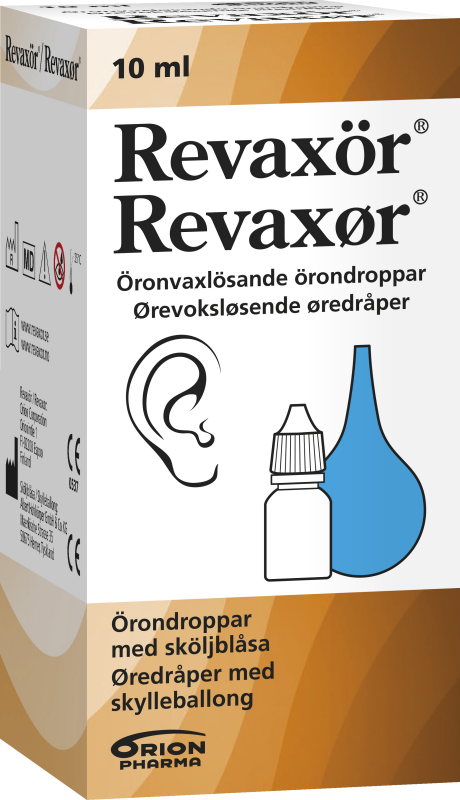 Revaxör örondroppar med sköljblåsa 10 ml