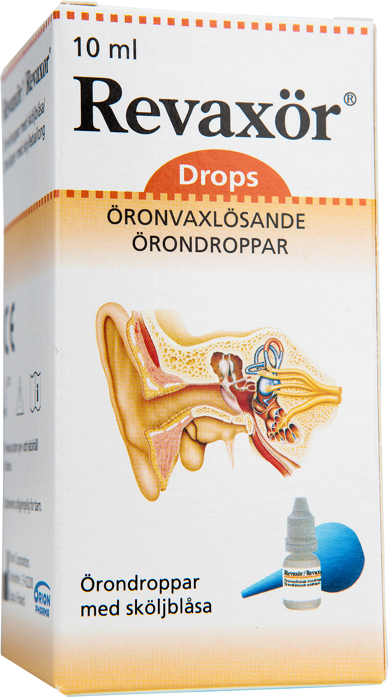 Revaxör örondroppar med sköljblåsa 10 ml