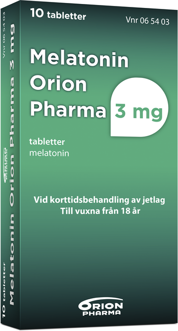 Melatonin Orion Pharma, tablett 3 mg