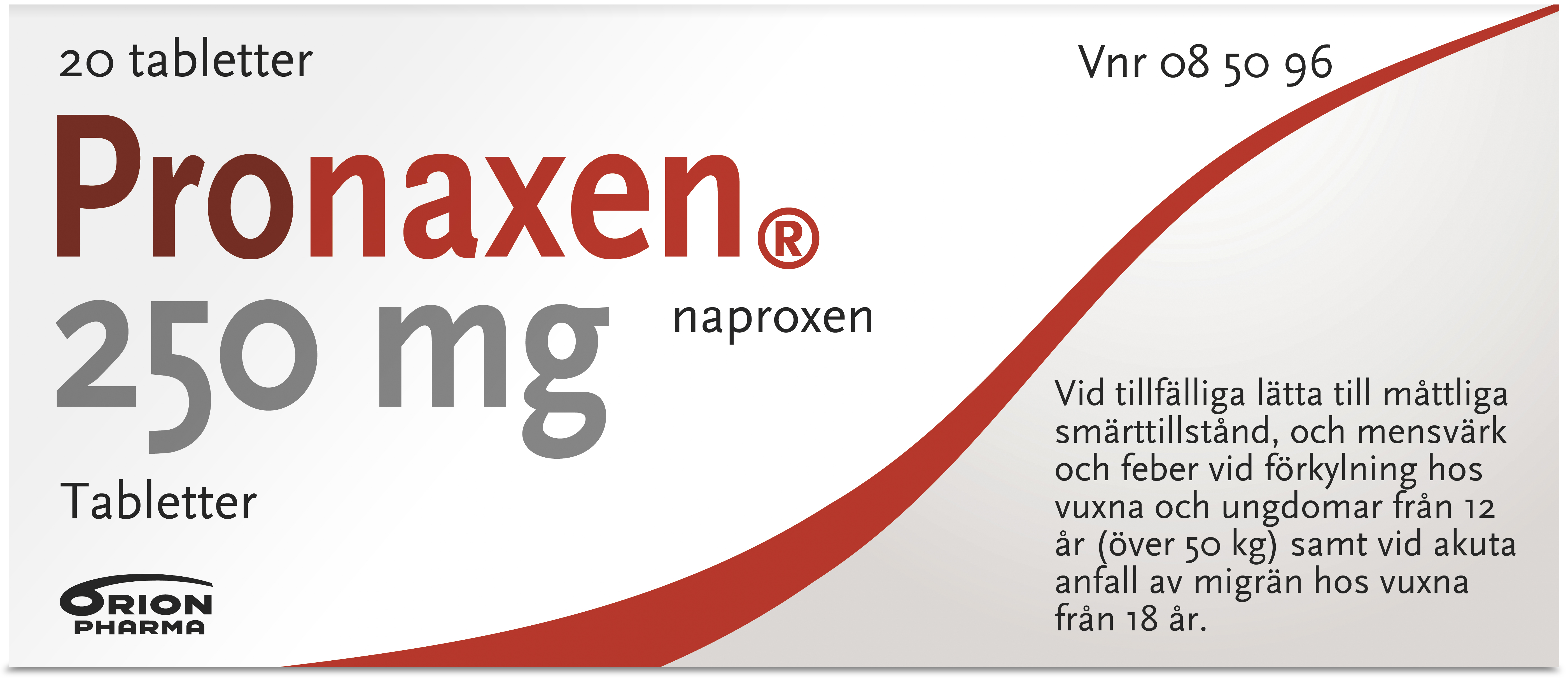 Pronaxen, tablett 250 mg