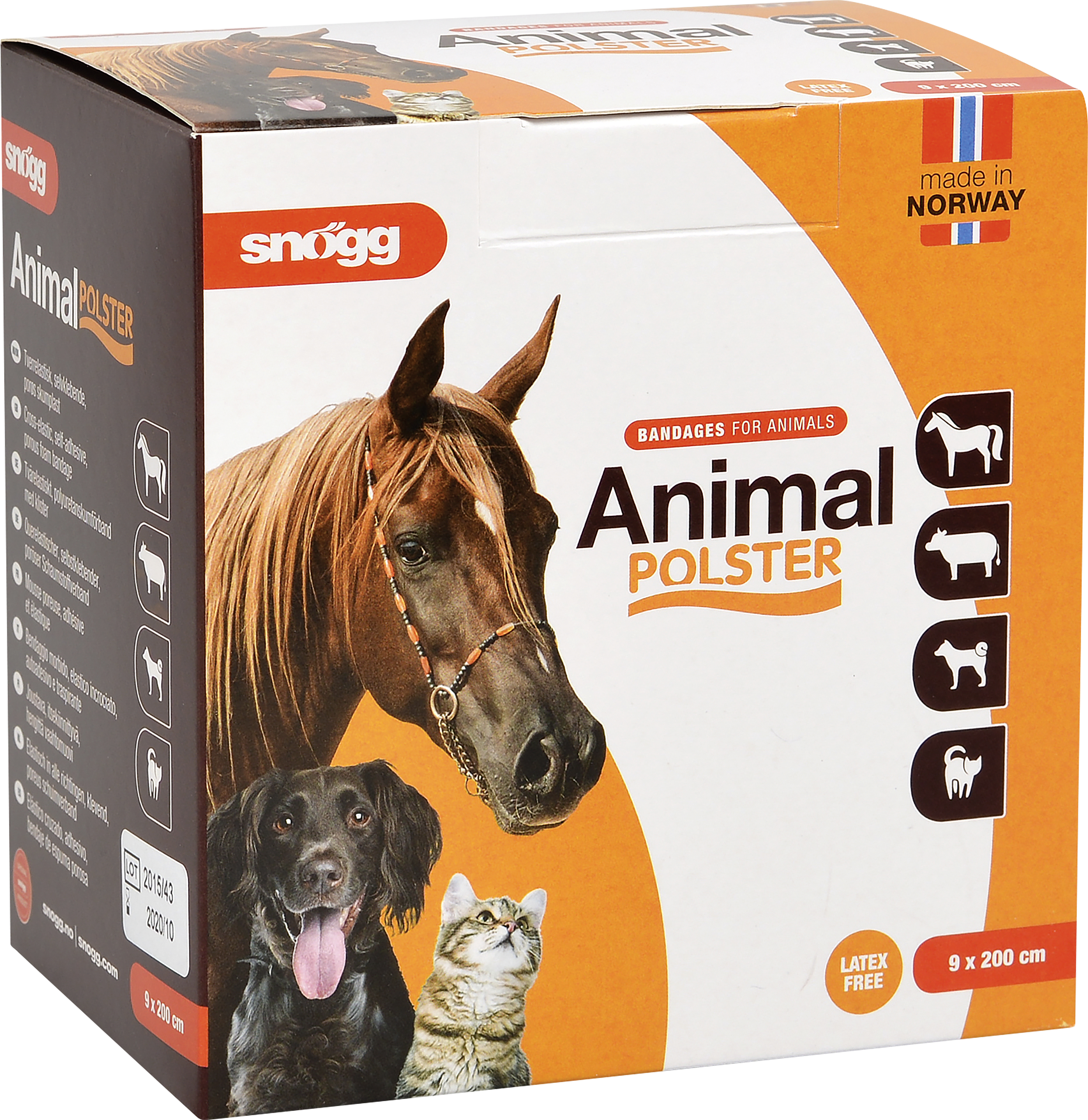 Orkla Care AB Snögg Animal Polster 9x200cm 9 st x 2 m