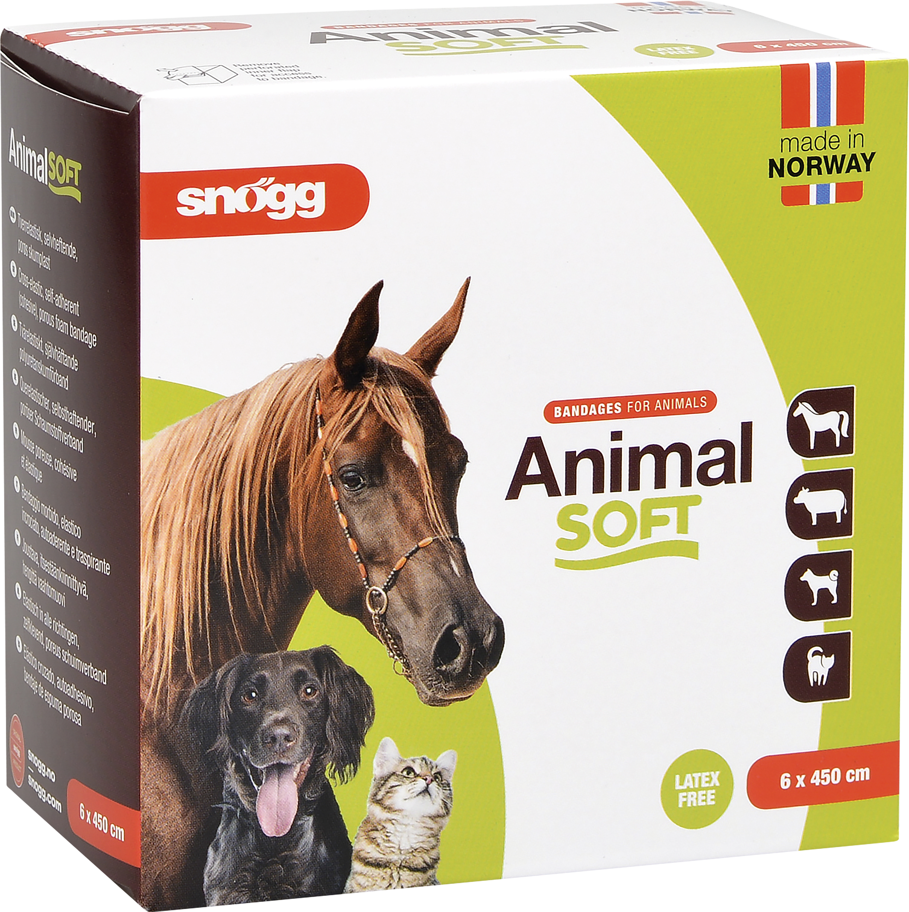 Orkla Care AB Snögg Animal Soft 6x450cm 6 st x 4,5 m