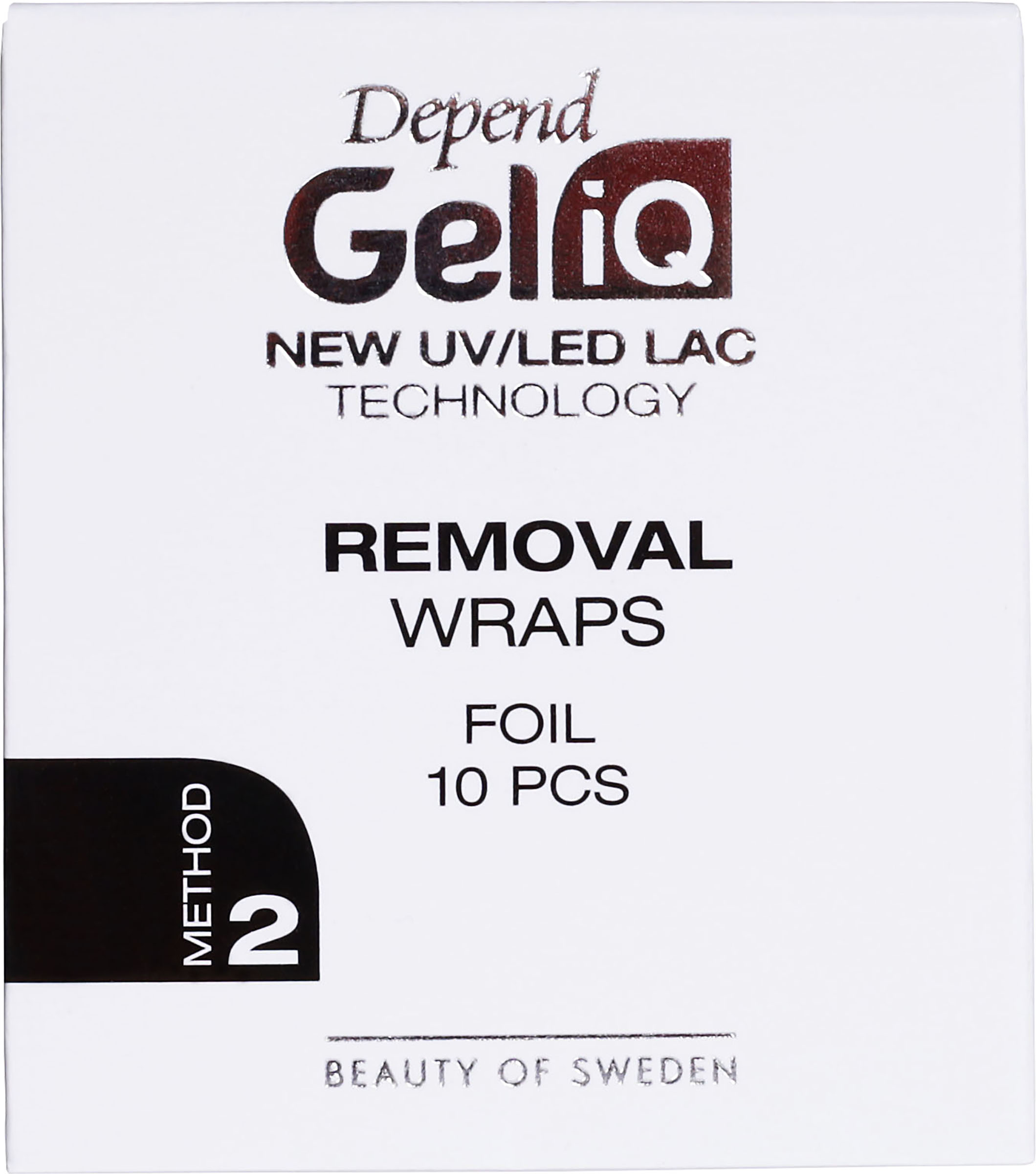 Depend Gel iQ Rem Wraps Foil 10pcs 1st