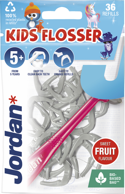 Jordan kids flosser +5y 36 st
