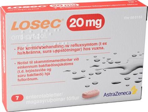 Losec, enterotablett 20 mg Cheplapharm Arzneimittel GmbH
