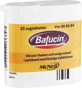 Bafucin, sugtablett