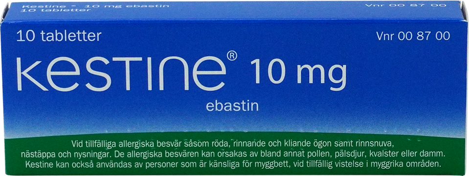 Kestine, filmdragerad tablett 10 mg