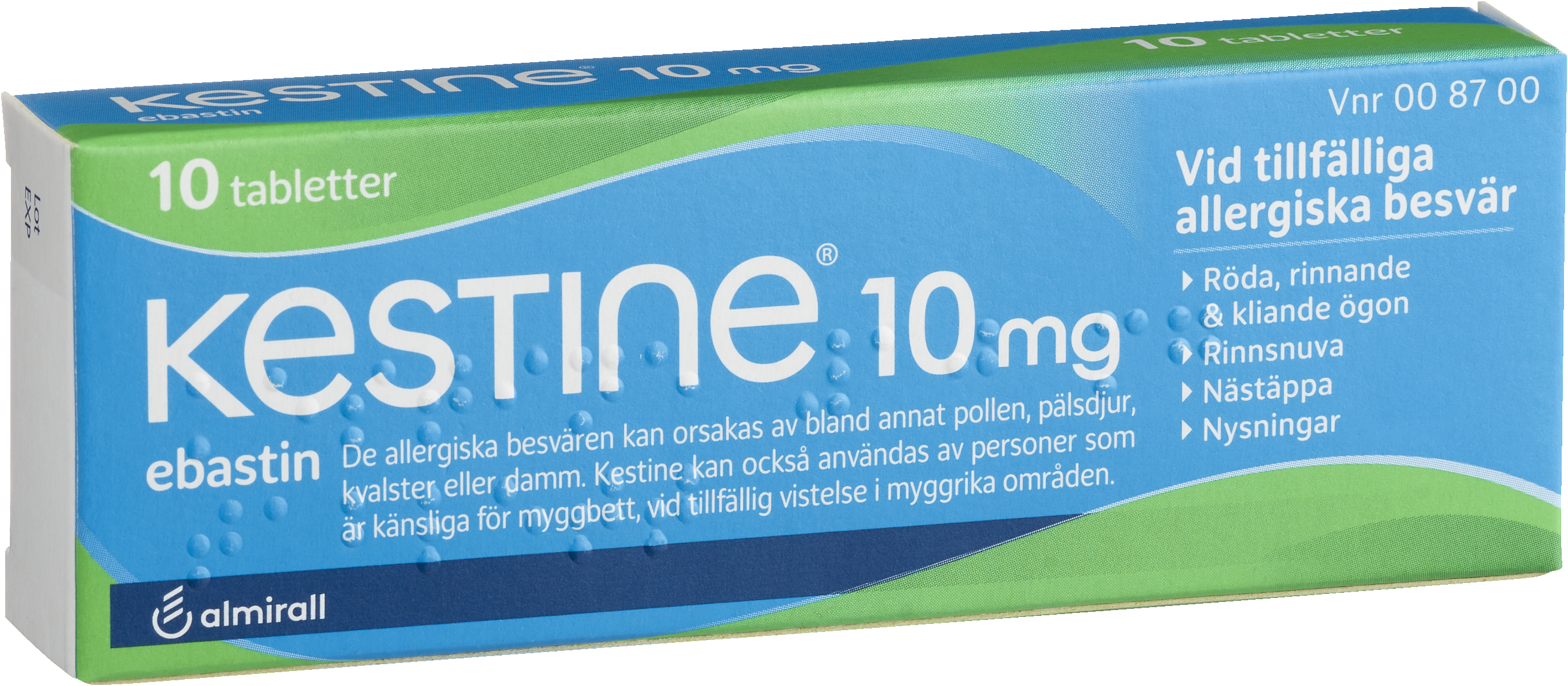 Kestine, filmdragerad tablett 10 mg